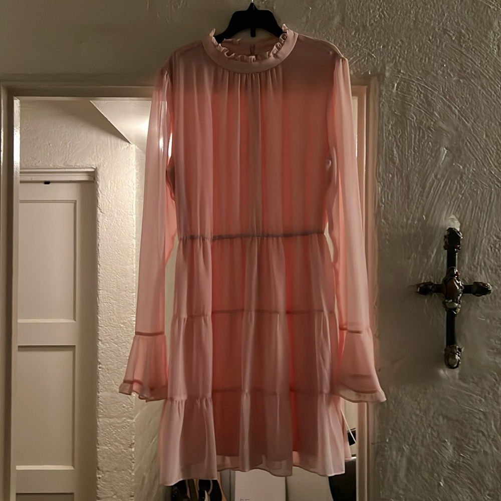 NWT Light pink Maison Jules dress size L